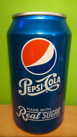PEPSI REAL SUGAR 355ML USA